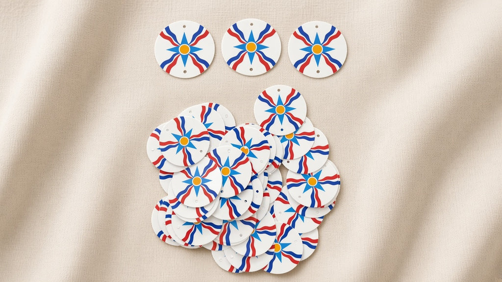 Assyrian Decorative Coins, Plastic