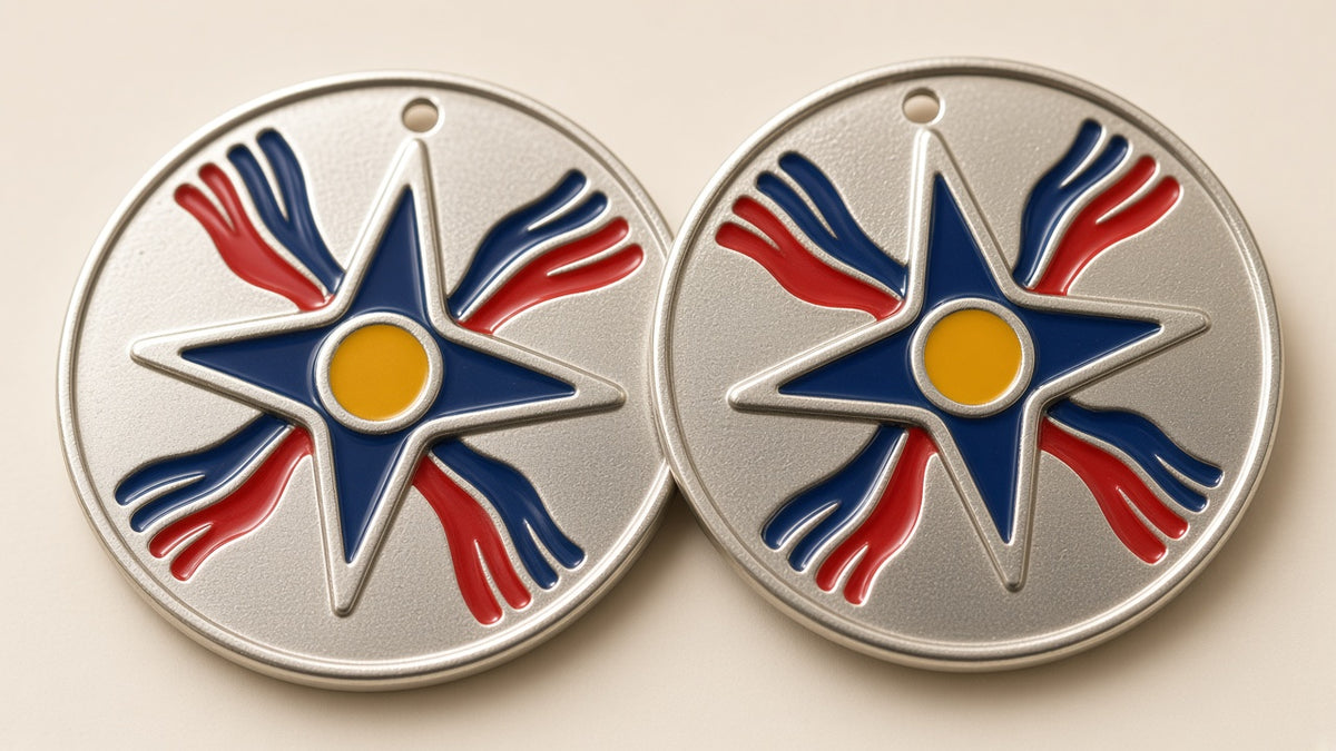 Assyrian Decorative Coins, Metal