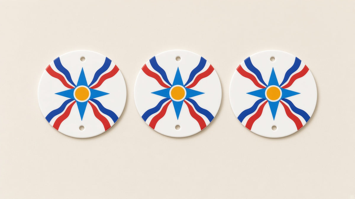 Assyrian Decorative Coins, Plastic