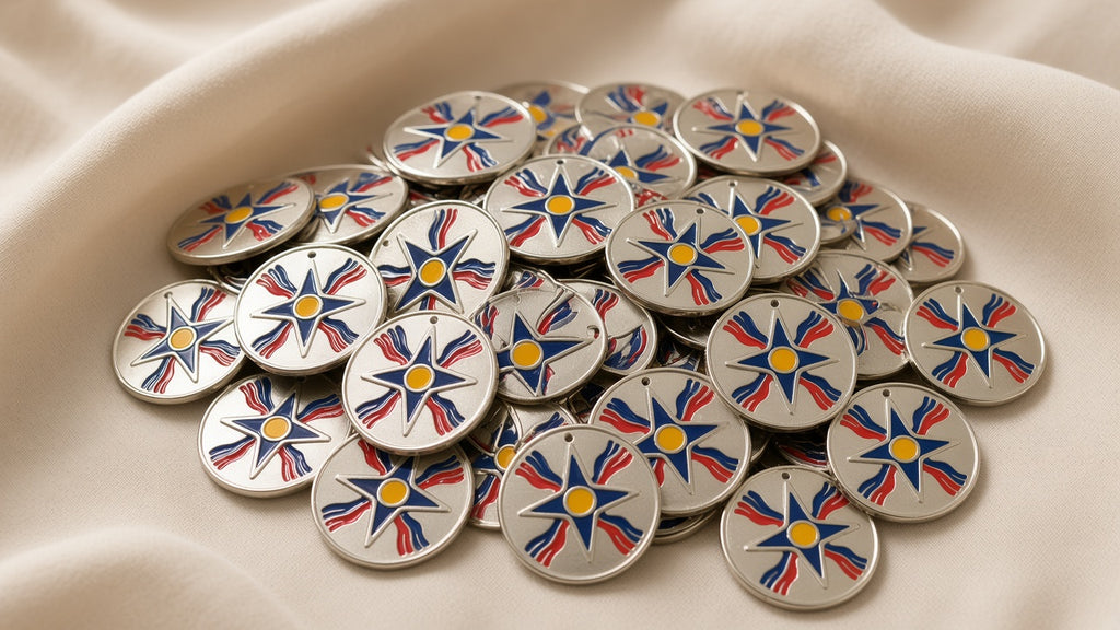 Assyrian Decorative Coins, Metal
