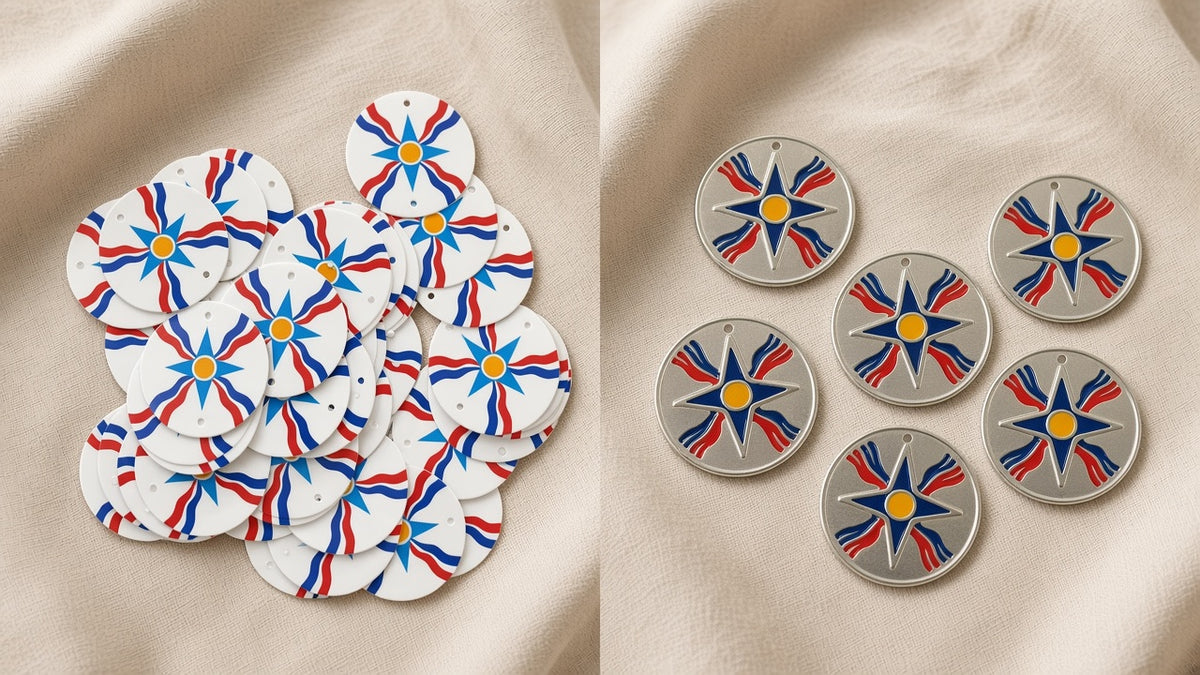 Assyrian Decorative Coins, Plastic
